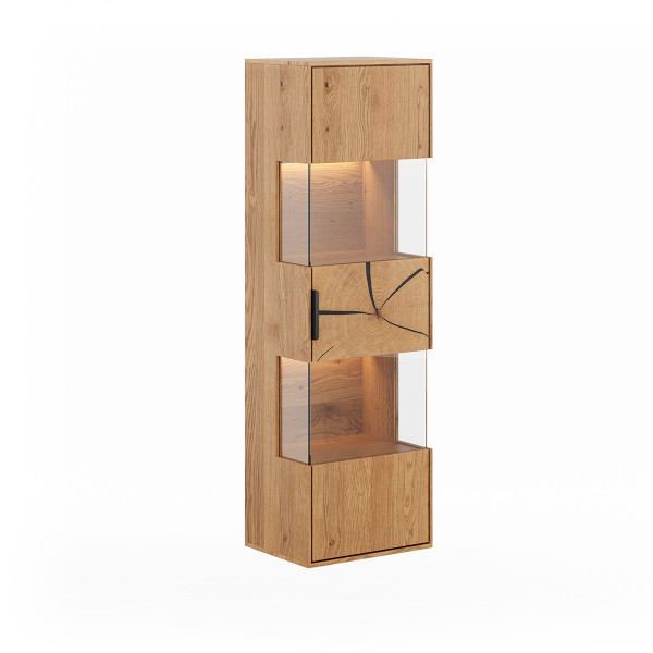 TIRANO EICHE HOLZSCHEIBE - HÄNGEVITRINE 1D