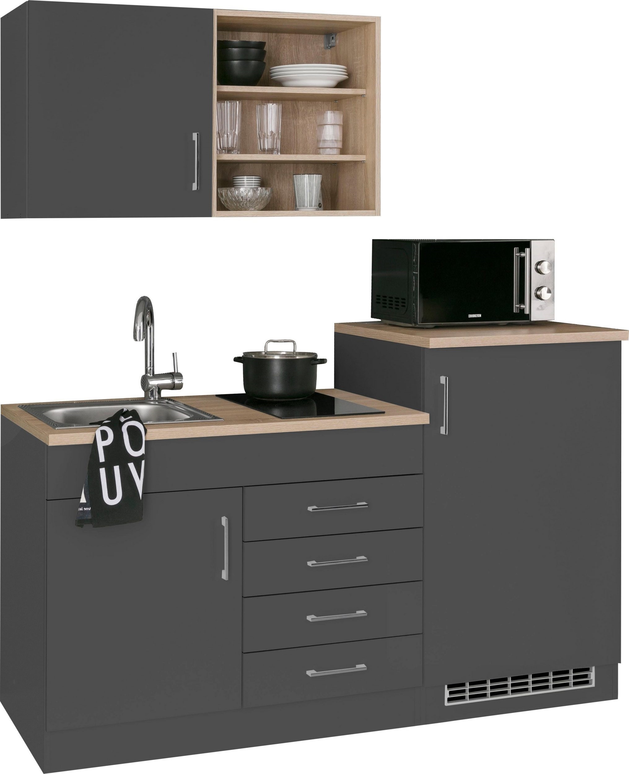 Shop Küchenblock mit cm Juist Küche , , KAP Geräten Küchenzeile Möbel , Pantry , Teeküche Küche | 160 ,