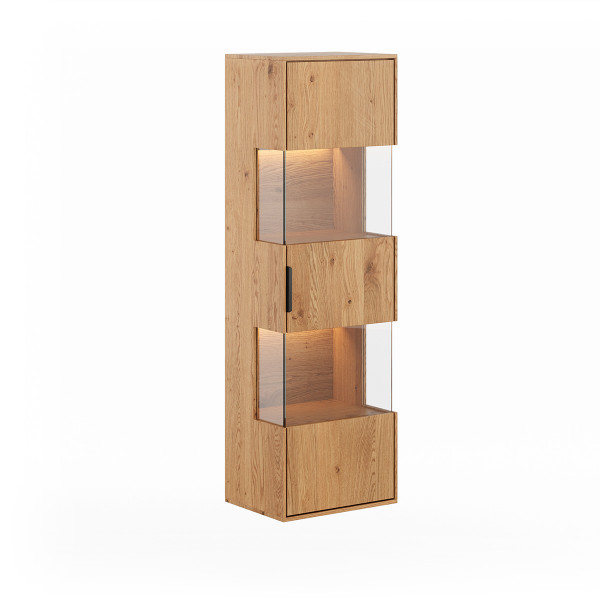 TIRANO EICHE NATUR - HÄNGEVITRINE 1D