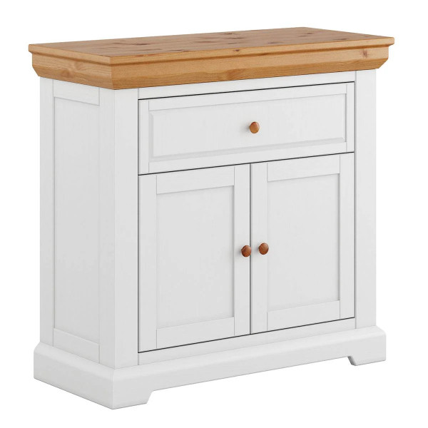 Marone Elite Kleine Kommode aus Massivholz Flur Schrank