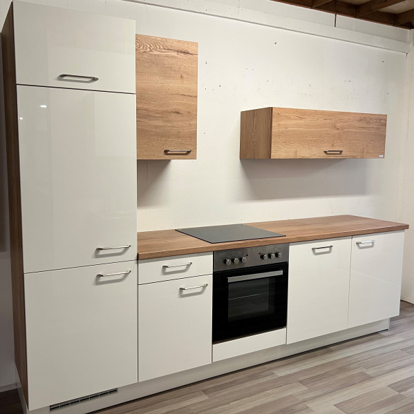 Küche , Küchenzeile Nobilia , Einbauküche 290 cm , incl. Elektrogeräte Ausstattung