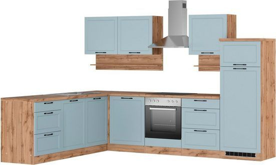 Küchenzeile Lara 240/300cm, Küche,Küchenblock,mit E-Geräten,Neu
