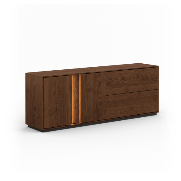 COLLODI - NIEDRIGE KOMMODE- EICHE TABAK